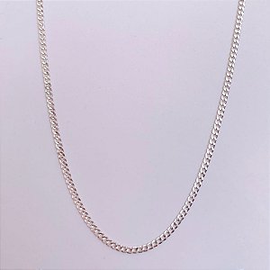 Corrente de Prata Grumet 2mm x 70cm