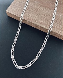 Corrente de Prata 3x1 70cm x 4mm