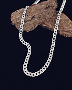 Corrente Grumet 70cm x 5mm - Prata 925