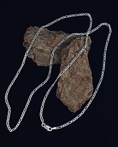 Corrente 3x1 2mm 70cm - Prata 925