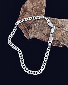 Pulseira Piastrine 4mm 22cm - Prata 925