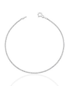 Pulseira Grumet 1mm x 18cm - Prata 925