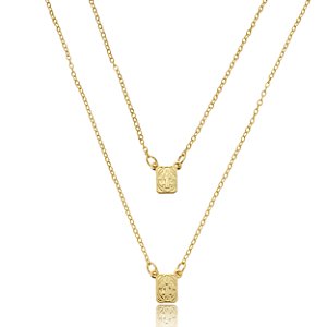 Escapulário Elo Português São Bento 70cm - Banho de Ouro 18k