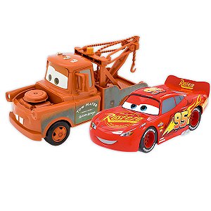 Carrinho Infantil De Fricção Disney Pixar Carros Relâmpago McQueen Mate Etitoys
