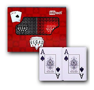 Baralho De Cartas 2 Jogos De Cartas Vegas Truco Original - MbTech