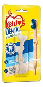 Osso Dental Tradicional Limpa Dente Keldog Para Cães - 2 Unid - Kelco
