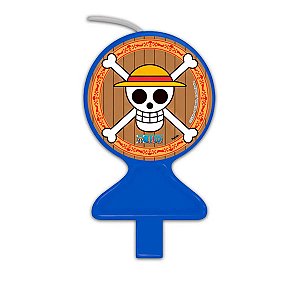 Vela Para Bolo de Aniversário Festa Comemoração One Piece - Festcolor