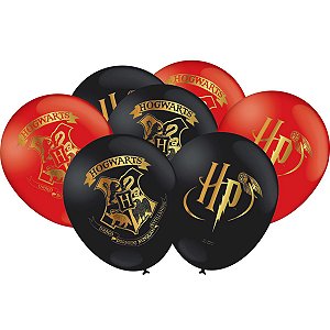 Balão Bexiga Temática Harry Potter Festa de Aniversário - 25 Unidades - Festcolor