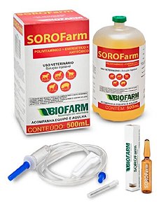 Composto Vitamínico Sorofarm Animais Fazenda - 500ml - Biofarm