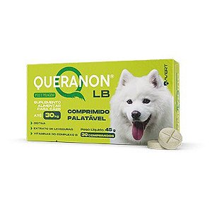Suplemento Nutricional Queranon LB Cães 30kg - 30 Comprimidos - Avert