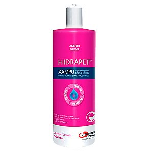 Xampu Hidratante Hidrapet para Cães e Gatos - 500mL - Agener União