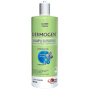 Shampoo Xampu para Pele Sensível Dermogen para Cães e Gatos - 500mL - Agener União