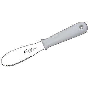 Espátula Gourmet para Manteiga Margarina em Aço Inox com Cabo Anatômico - 4"- Class Home