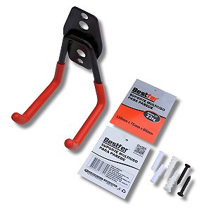 Suporte Multiuso Aço Para Parede Suporta Até 23kg Bike Mangueira Escada Bestfer