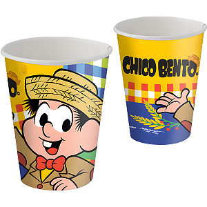 Copos Descartáveis de Papel para Festa Junina Comemoração - Chico Bento - 8 Unidades - Festcolor