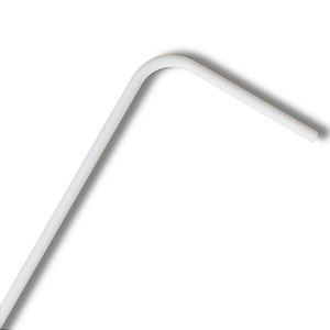 Tubo Branco Em L Extensível Para Box Provadores De Loja Cortina Pia 1 Metro Suporta Até 3kg Maxeb