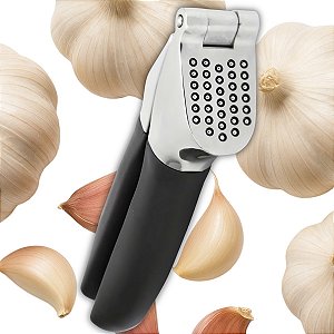 Amassador e Espremedor de Alho em Zinco Robusto Para Cozinha Uny Home