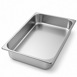 Cuba em Aço Inox Gastronômica 1/1 Para Servir Buffets Rechauds Self Service Restaurantes - Ke Home