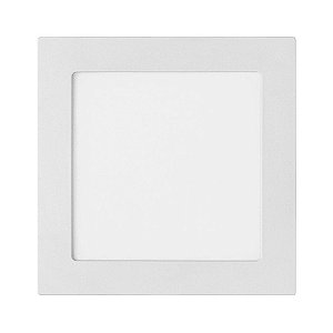 Painel de Embutir Led Eco Quadrado 3000K 18W 1500lm Policarbonato Branco | Stella Iluminação STH9953Q/30