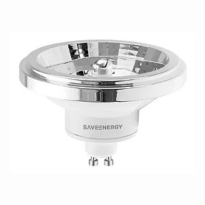 Lâmpada Led AR111 12W 2700K 24° GU10 Bivolt | Saveenergy SE-105.529
