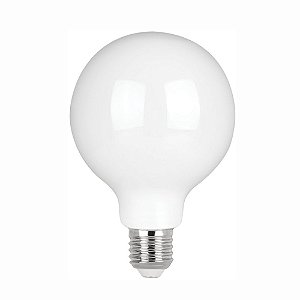 Lâmpada Led G95 Balloon Milky Filamento 7W 3000K 320° E27 Bivolt | Stella STH20216/30