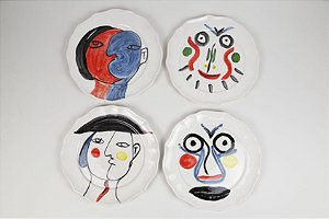 Jogo de Jantar Picasso Oléos 4 lugares (12 peças) - Silvana Tinelli