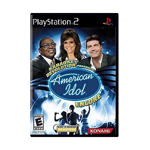 Jogo Karaoke Revolution American Idol Encore - PS2