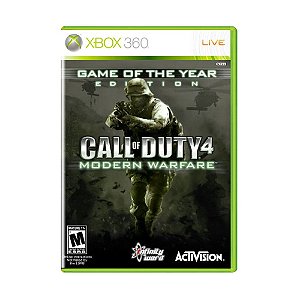 Jogo Call of Duty 4 Modern Warfare - Xbox 360