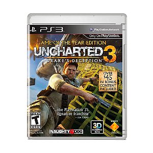 Jogo Uncharted 3: Drake's Deception ( Game of The Year Edition ) - PS3