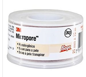 Micropore cor da pele - 25mmx10m