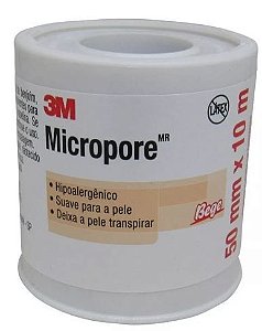 Micropore cor da pele - 50mmx10m