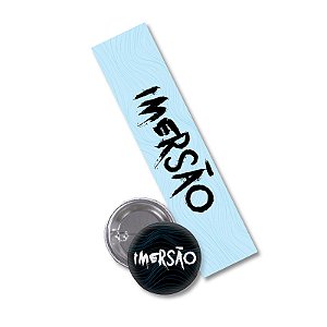 KIT Buttom + Marcador de Página Thedy Corrêa - Imersão