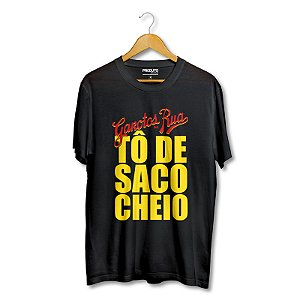 Camiseta Garotos da Rua - Tô De Saco Cheio (LANÇAMENTO)
