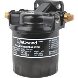 Kit Filtro de combustível Decantador C/ Suporte - Attwood 11840-7