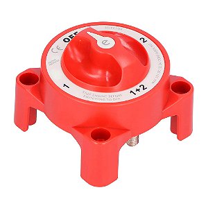 Chave Geral P/ 2 Baterias 350-600 Amp 12-24-32V Barco Lancha