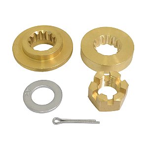 Kit Espaçador Porcas Para Hélice Motor Popa Yamaha 40 55 HP Barco Lancha
