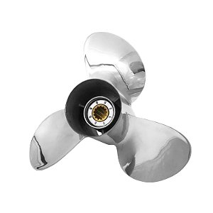 Hélice Inox Para Motor Popa Mercury Super 40-60HP Passo 16