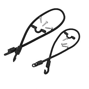 2 Corda Elástico Amarrador Prendedor de Varas Pesca P/ Barco