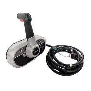 Caixa Manete Comando Para Motor Mercury Com Trim 14 Pinos