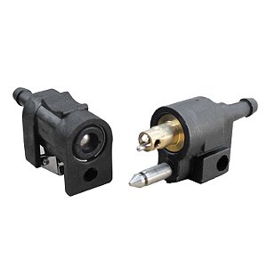 Kit 2 Conectores Fêmea Macho Para Mangueira Motor Yamaha