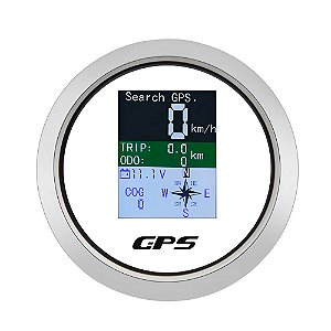 Velocímetro Gps Odômetro Bússola 85mm Lancha Barco Carro