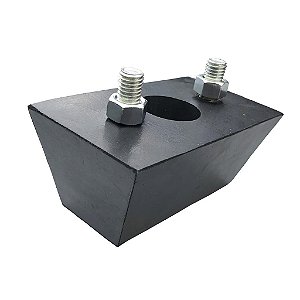 Batente Maciço Borracha P/ Docas Pier e Caminhão 145x75mm