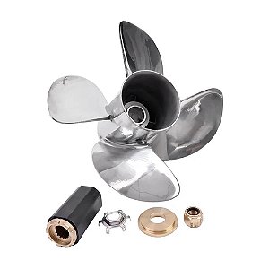 Hélice Inox 4 Pás Para Motor Mercury 150-400 HP 14.6 x 19 Flo Torq