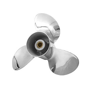 Hélice Inox Motor Mercury Japonês Tohatsu 25-30 Hp Passo 13