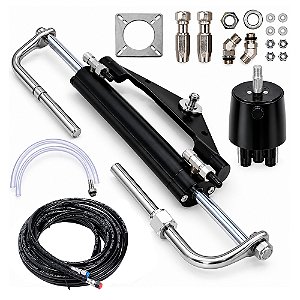 Kit Direção Hidráulica Universal Motor Popa Até 150 HP Barco