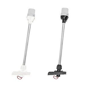 Mastro De Alcançado Retrátil Porta Bandeira 40cm Led P/barco