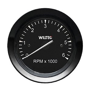 Relógio Contagiro Tacômetro 6000 RPM 85mm Náuti Barco Lanch