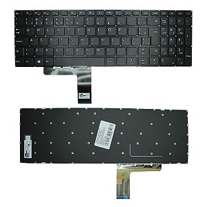 TECLADO LENOVO IDEAPAD 320 / 330 / 110-15IBR / 110-15ISK / 110-15AST PRETO C/PWR (INTERNO)