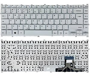 TECLADO SAMSUNG E35S/NP300E4L/NP300E4M/NP500R4k/NP500R4L/500R4k (BRANCO)