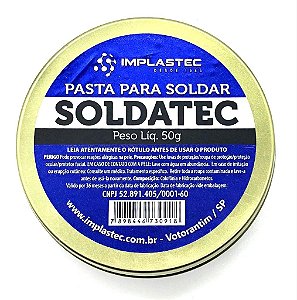 PASTA PARA SOLDAR SOLDATEC 50GR IMPLASTEC
